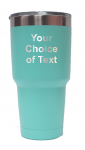 Personalized Teal 30 ounce vacuum insulated tumbler