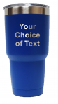 Personalized Royal Blue 30 ounce vacuum insulated stainless steel